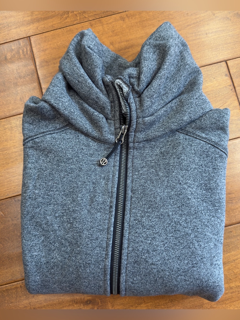 Lululemon Scuba Oversized Funnel Neck Full Zip Jacket Grey Heathered Size S - Picture 15 of 15